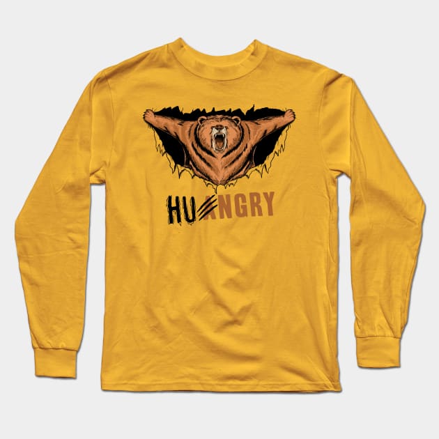 hungry Long Sleeve T-Shirt by coffeeman